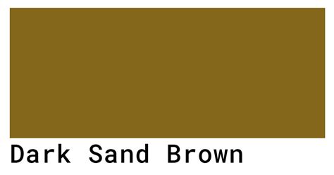 sand brown color code