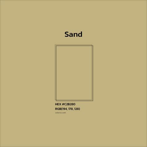 sand rgb code