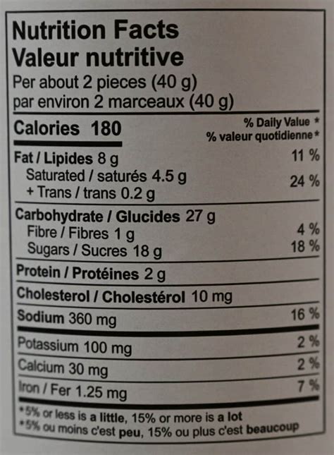sanders dark chocolate sea salt caramels nutrition