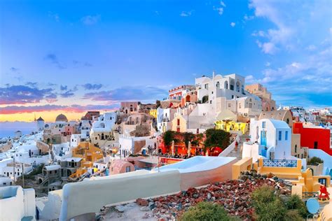 santorini in april