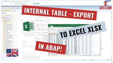 sap abap export internal table to excel