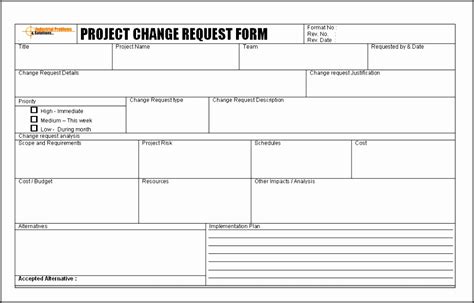 sap change request form template