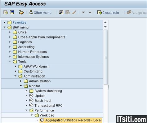 sap easy access menu transaction code