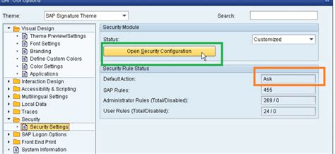 sap export option missing