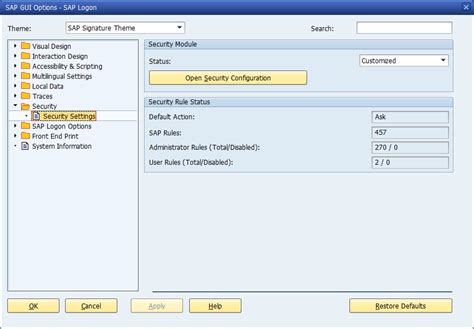 sap gui setup