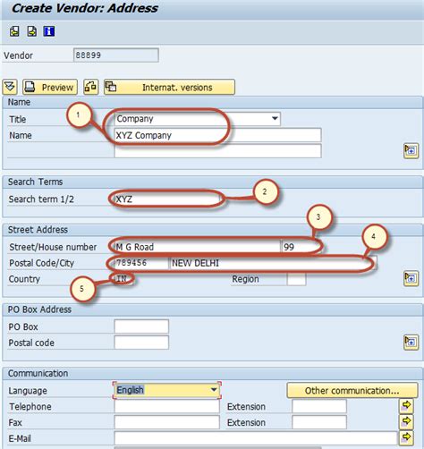sap list of vendors