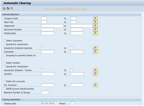 sap transaction code f 13