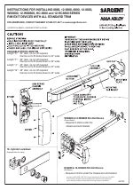 Sargent 8800 Exit Device Catalog