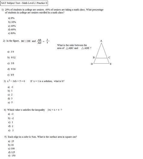 sat geometry practice problems pdf