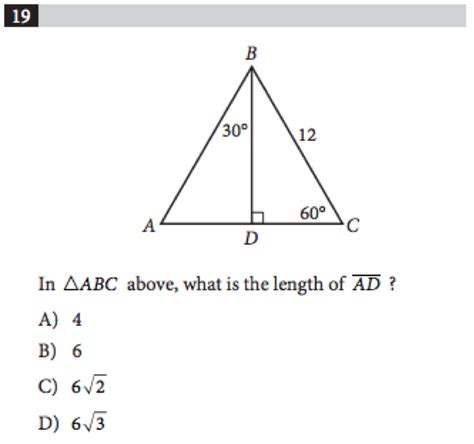 sat geometry questions with answers
