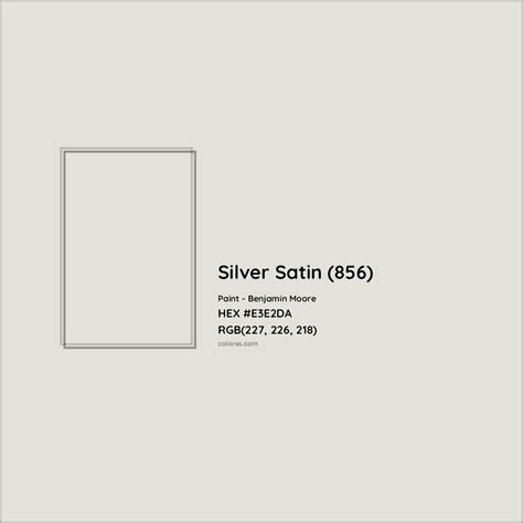 satin silver hex code