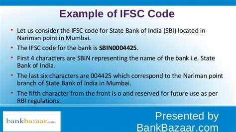 sbi ifsc code format