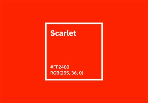 scarlet rgb code