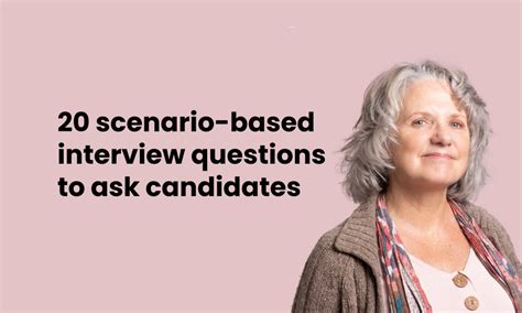 scenarios to use in interviews