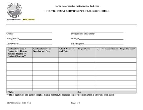 schedule short form