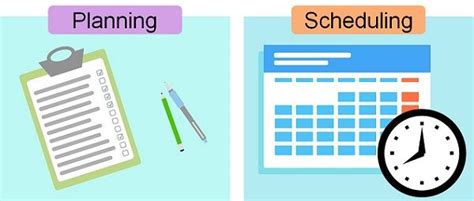 schedule vs scheduling