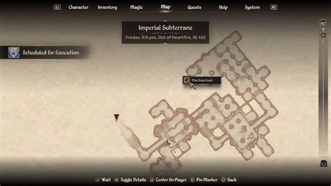 Scheduled For Execution Oblivion Walkthrough
