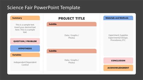 science fair project powerpoint template