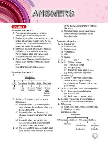 science textbook answers form 2