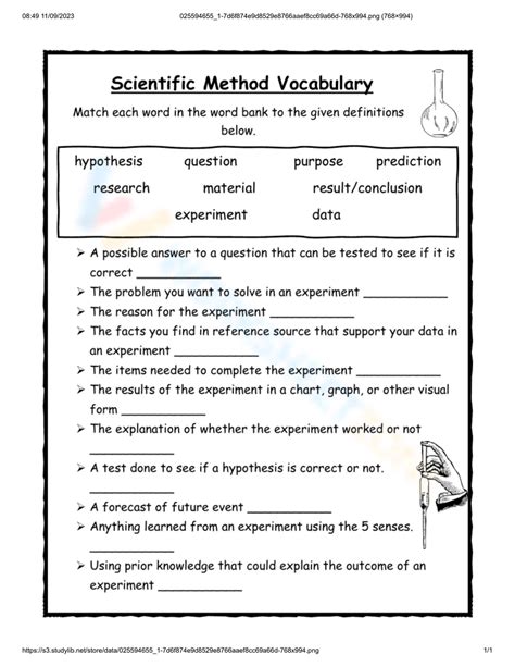 scientific method worksheet with answers pdf grade 10