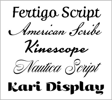 script font examples adobe