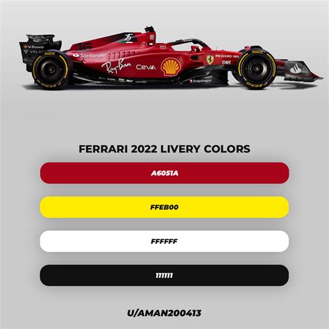 scuderia ferrari red hex code