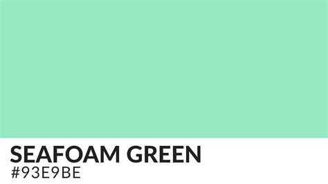 sea foam green colour code