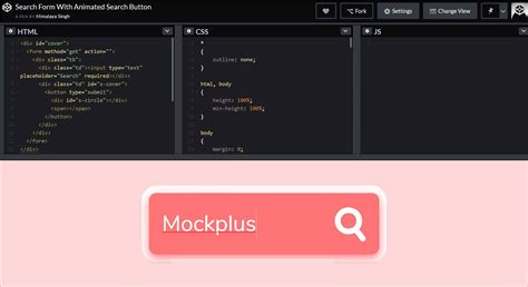 search button css code