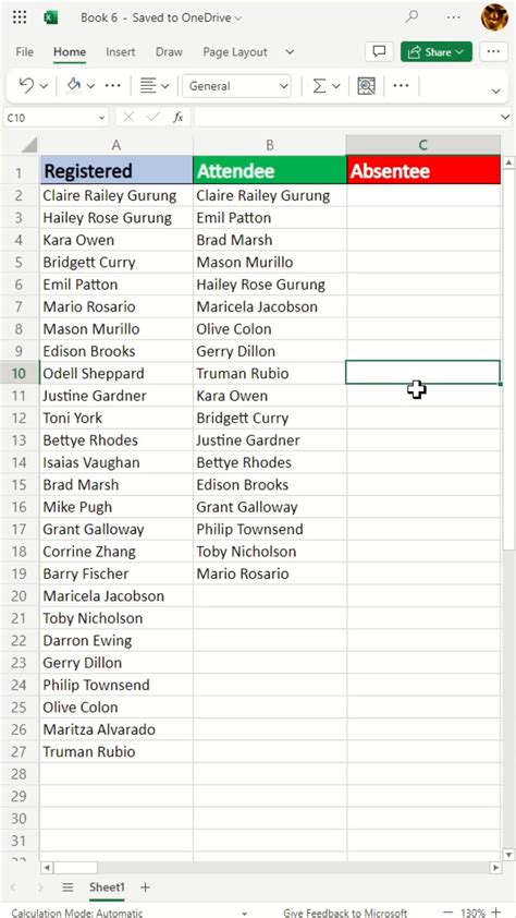 search list in excel for value