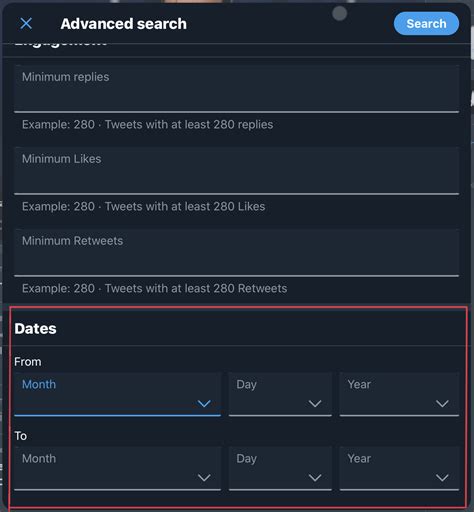 Searching Tweets Before a Specific Date