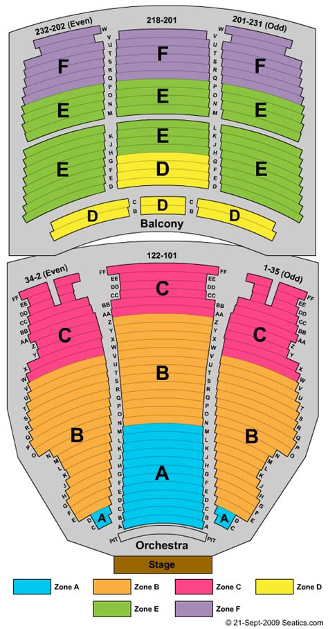 Seating Chart Hippodrome Baltimore