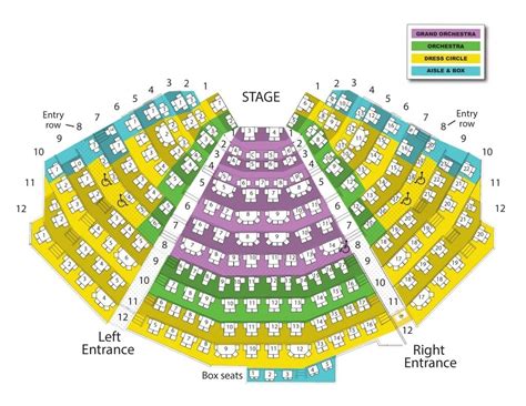 Seating Chart Starlight Theater