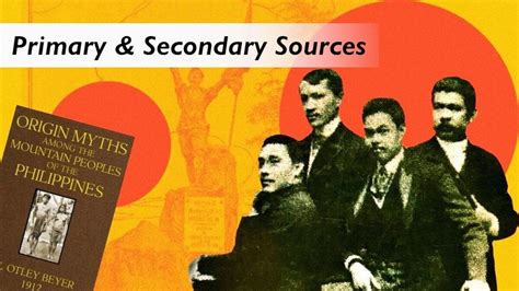secondary sources examples in history philippines