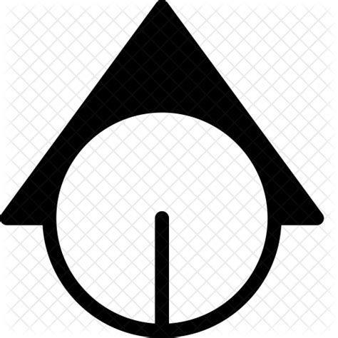 Section line arrow symbol