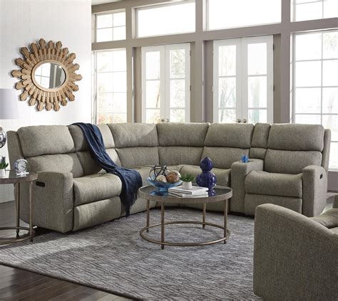 sectional couch with recliners on each end