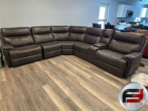 sectional with recliners on each end