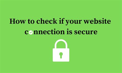 secure connection check
