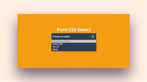 select dropdown css style examples