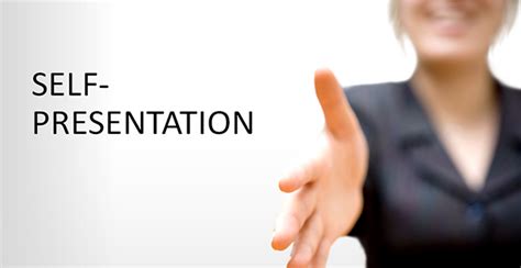 self presentation definition