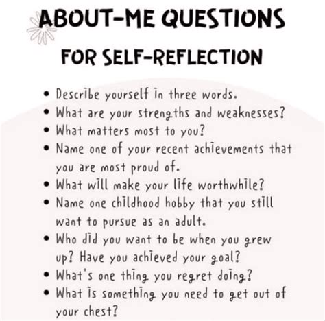 self reflection group activities
