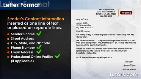 informasi pengirim surat