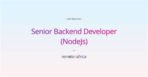 senior backend developer jobs