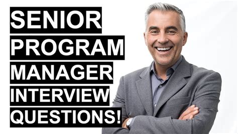 senior program manager interview questions and answers