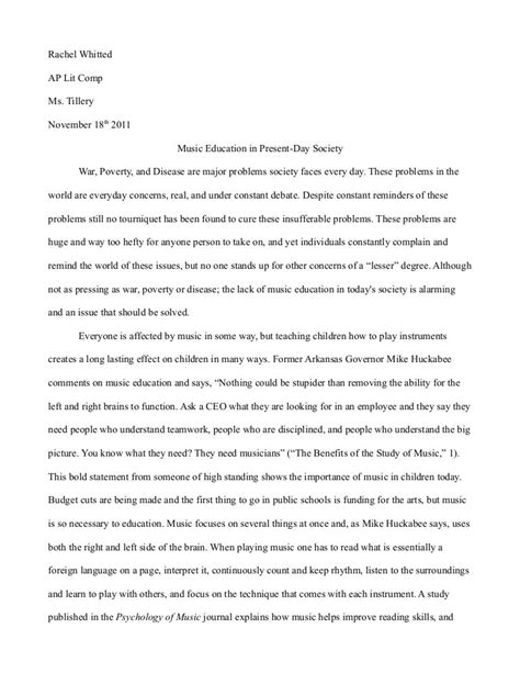 senior project paper examples