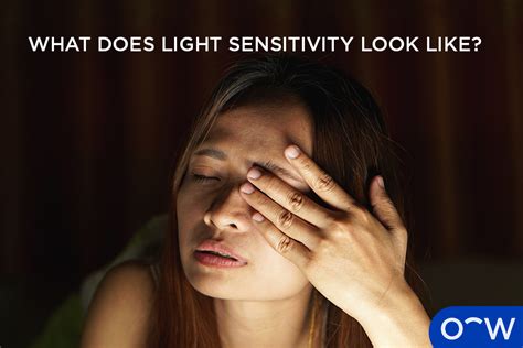 sensitivity to bright light