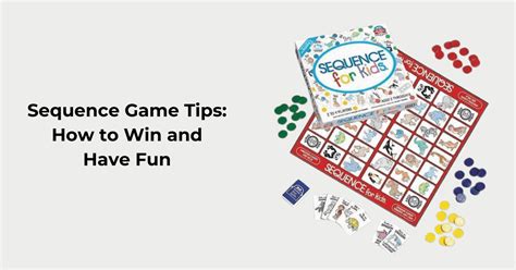 sequence game tips and tricks