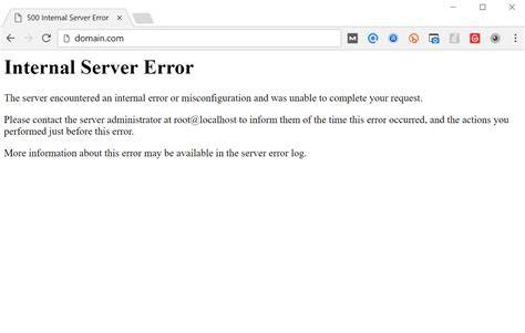 server error