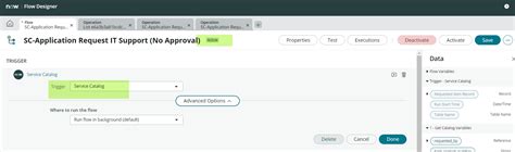 Servicenow Flow Not Triggering Service Catalog