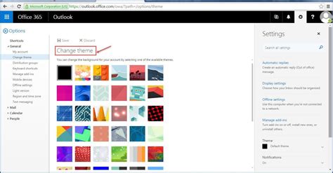 set default theme in excel 365