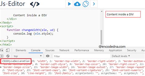 set value html element using javascript